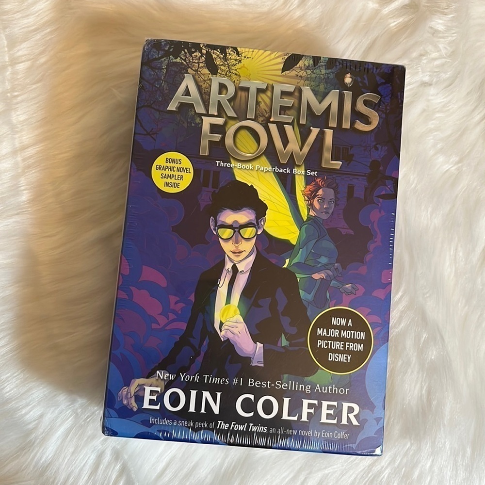 NEW Artemis Fowl Disney Book Set